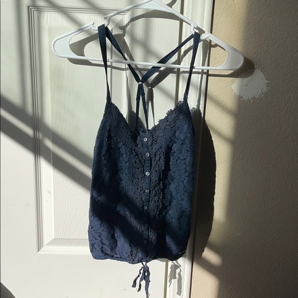 COPY - Navy Blue Top - Picture 1 of 3